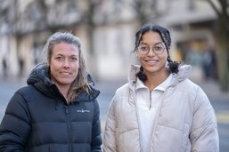 Nathalie Brugger et Audrey Werro se sont rencontrées pour la première fois