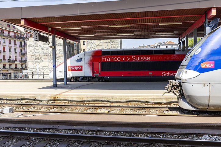 L'ensemble des TGV Lyria entre la Suisse et la France ont été supprimés (image d'illustration). © KEYSTONE/SALVATORE DI NOLFI