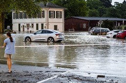 Plus de 200 interventions notamment à Morges sous l'eau