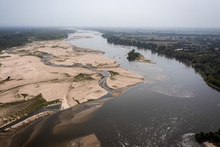 Le fleuve Vistule ne mesure plus que 25 cm de haut à Varsovie